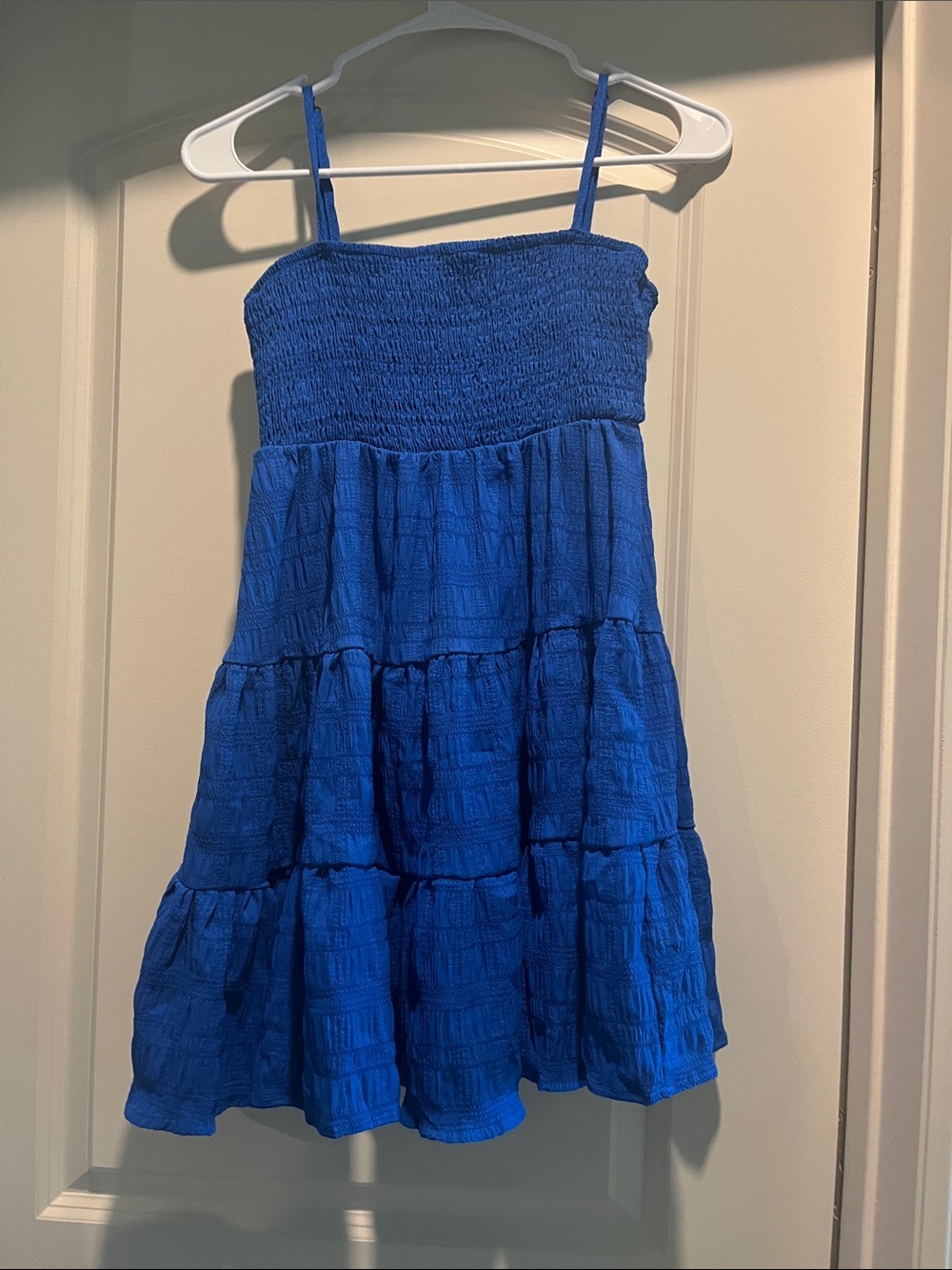 Women’s Royal Blue Tiered Sun Dress